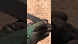 How to make a knife out of rusted file #knifemaking #subscribe #ytshorts #restoration #knife