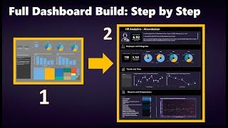 Step by Step Power BI Dashboard Build -- Part 2 of End-to-End Project