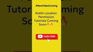 New Tutorial Coming Soon ...... #coding #androiddevelopment