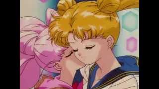 Sailor Moon and Sailor Chibi Moon Transformations and Attacks (Japanese) HD