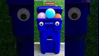 Garbage Truck Picks Up Recycle ️ Blue Bins #shorts #viral #tiktok