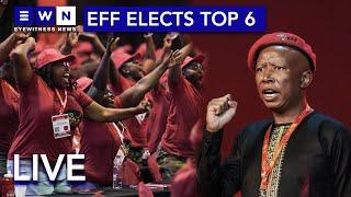 LIVE: EFF elects new top 6 and additional members