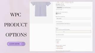 WPC Product Options for WooCommerce -  New Release