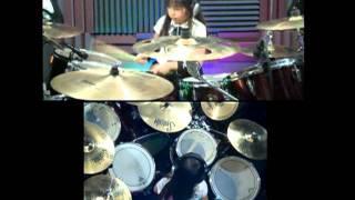 8 Year Old ALEXEY - Tom Sawyer by Rush : Drum Cover