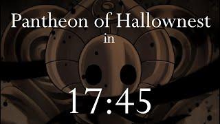 Hollow Knight Speedrun - Pantheon of Hallownest in 17:45