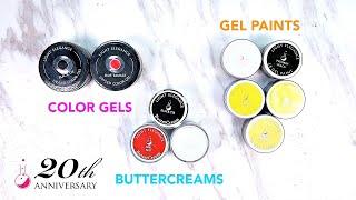 THE DIFFERENCE BETWEEN THE LIGHT ELEGANCE COLOR PRODUCTS | COLOR GELS | GEL PAINTS | BUTTERCREAMS