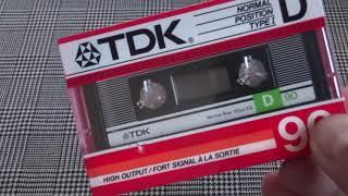 ВИДЕО Обзор TDK D с 1973 по 1997гг.