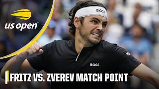 Taylor Fritz defeats Alexander Zverev to make his first career major semifinal | 2024 US Open