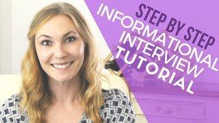 How to Have an Informational Interview - My SECRET to Networking & Job Seeking!