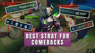 Truly One Of The Best Strategies To Win When Your Team Is Way Behind | Mobile Legends