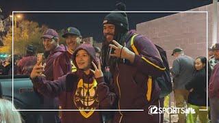 Fans welcome Sun Devils back to Tempe after Peach Bowl