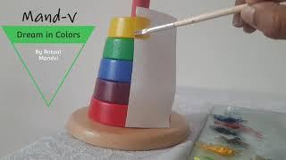 Dream in colours - Time lapse video for colormixing with oil paints.