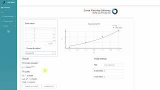 Online Curve Fitting Tool