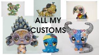 ALL OF MY LPS CUSTOMS! - I'm selling my Customs! (link to shop in description)