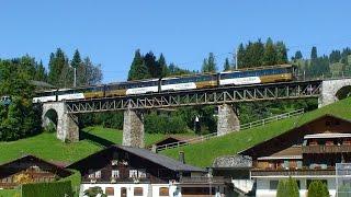 Swiss Golden Pass PanoramicTrain - Zweisimmen to Montreux and Chillon Castle