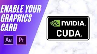 How to enable your Graphics Card for GPU Acceleration in Adobe Premiere CS6  CC 2017 /2018