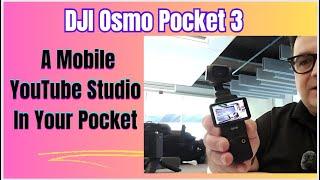 DJI Osmo Pocket 3 Camera on the GO! Real world use of this TINY travel Studio