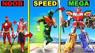 GTA 5 : Upgrading to FLASH THE MEGA POWER RANGER in GTA 5!