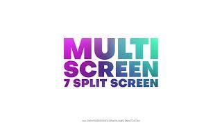 Multiscreen - 7 Split Screen | After Effects Template