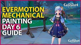 Evermotion Mechanical Painting Day 6 & Jigsaw Puzzle Genshin Impact Gear Challenge Stage 6
