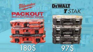 Is Milwaukee PACKOUT Worth Twice the Price of Dewalt TSTAK?