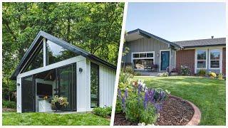 75 Affordable Exterior Home With A Black Roof Design Ideas You'll Love ⭐️