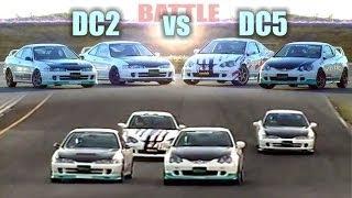 [ENG CC] Spoon - Spirits Integra Type R DC2 vs. DC5 - Battle in Ebisu HV54