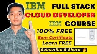 IBM  Full Stack Cloud Developer Professional Certificate #IBM