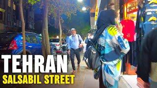 IRAN - SUMMER NIGHTS LIFE - Walking Tour on Street in Tehran City 2022- Rudaki Street - Iran Vlog