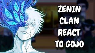 Zenin Clan React To Gojo Satoru || Jujutsu Kaisen || JJK || Gacha React