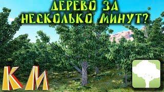 Моделирование дерева для игры Low poly SpeedTree