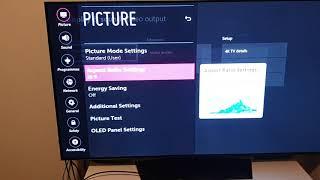 LG OLED TV best settings for Xbox one X fix crushed blacks issue. (Revised check description)