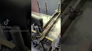 Cracked cylinder head from Mercedes-Benz S-class!