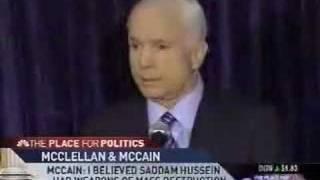 McCain: Every Agency In The World Believed Saddam Had WMD