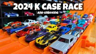 2024 Hot Wheels K Case Race + Unboxing