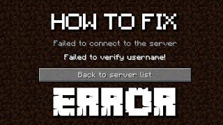 How to Fix "Failed to Verify Username" Error in Minecraft! #Nitrado Tutorial