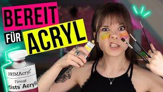 Acryl Malen für Anfänger | Basics Tutorial