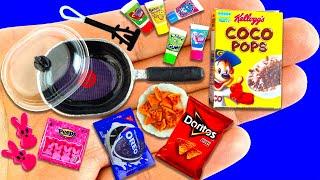 28 DIY miniature Food and Kitchen Utensils | Realistic Hacks and Crafts !!!