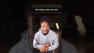 When your running away from a killer and your phone rings while hiding from him