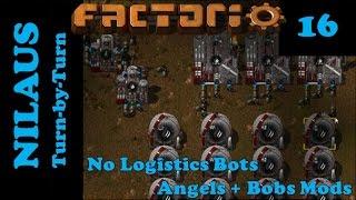 Lets Play Factorio S6E16 - Angels Pretrochemicals Benzene, Ethylene and Methanol Gas