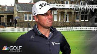 Justin Thomas: 'I played really well' in Round 3 at The Open Championship | Golf Channel