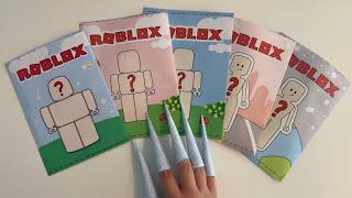 [Paper diy] Roblox blind random bag no music ASMR 로블록스 블라인드 랜덤백 ASMR 모음