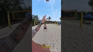 Crazy Volleyball Assist – Through the Legs!  #crazy #nextlevelplay  #beachvolleyball #sportinvest