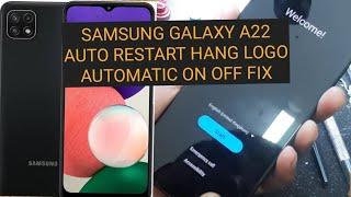 Samsung Galaxy A22 5g Logo Restart Problem /A22 5G Auto Restart Hang On Logo