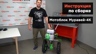 Инструкция по сборке мотоблока Муравей-4К