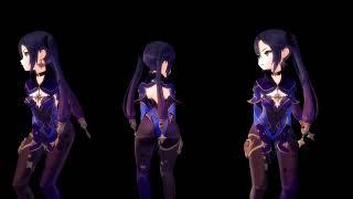 (MMD) Ghostly Dance Mona - Genshin Impact