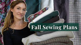 Fall Sewing & Knitting Plans  ｜Calming Earth Tones and Cozy Fibers