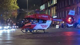 Hubschrauber Luftrettung in Berlin-Steglitz am Rathaus Steglitz