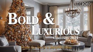 Elegant Christmas Decor 2024: 7 Tips for a Bold & Luxurious Holiday Look | Home Design Ideas