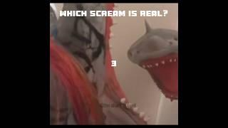 Which scream is real #whichscreamisreal #memes